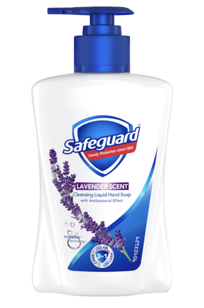 Мило рідке SAFEGUARD Ніжний догляд з ароматом лаванди 225мл